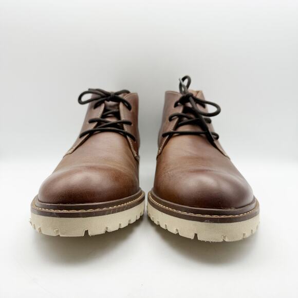 Johnston & Murphy Mens Barrett Chukka Boots US 12 M Tan Full Grain Leather NIB main image 6